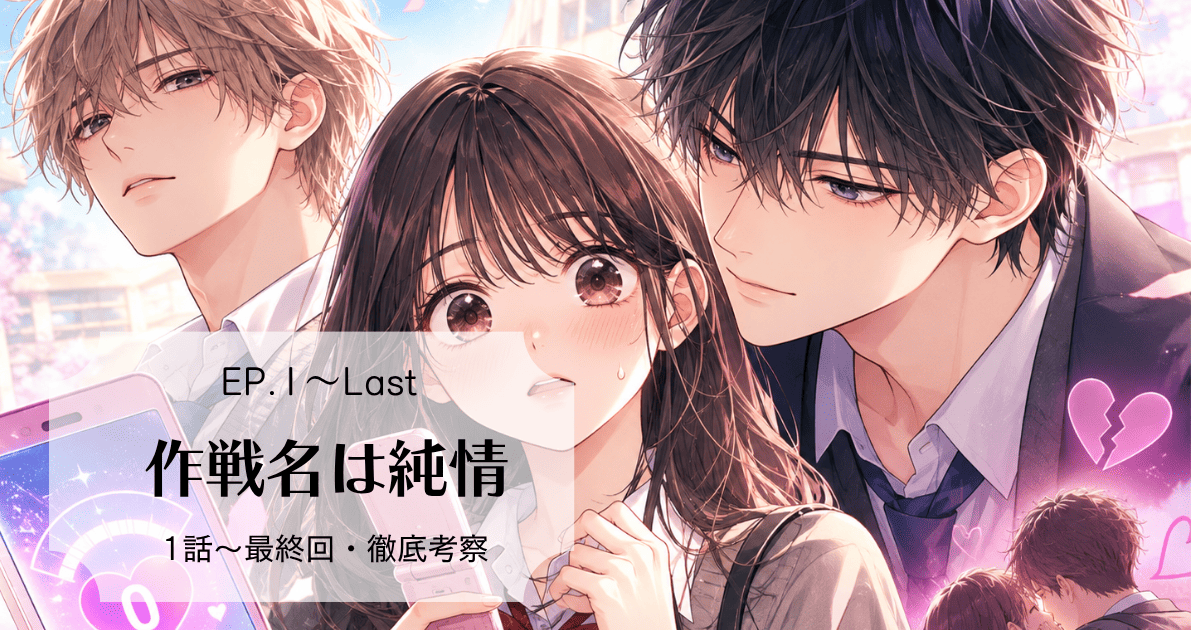 『作戦名は純情』全話レビュー！愛美・蓮・玲央、高校時代から10年後まで、恋の終わりを追いかける